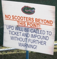 uf-no-scooter-parking-sign