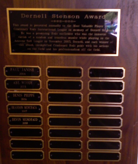 Dernell Stenson FIL MVP Award