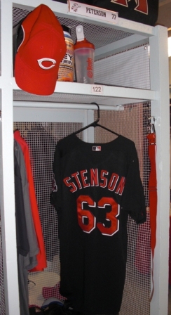 Dernell Stenson Jersey in Brian Peterson's Locker