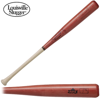 Example of a Two-toned Maple Pro Stock bat from Louisville Slugger