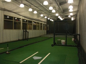 Indoor Double Batting Cage